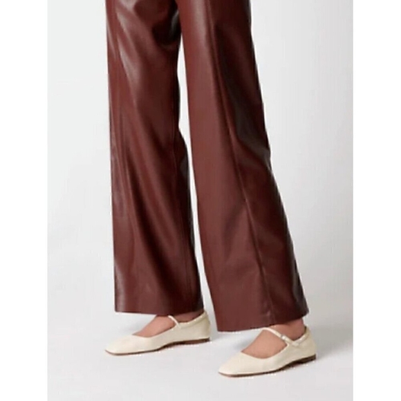 Aeyde Uma Leather Mary-Jane Flats Size EUR 39/USA 8 - Picture 2 of 9